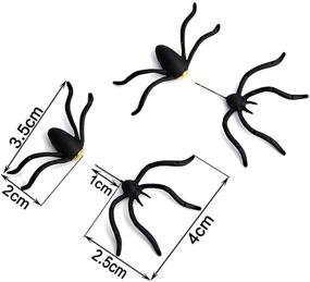 img 3 attached to ANDPAI Unique Spider Stud Earrings: Scary, Funny Animal Puncture Dangles 🕷️ for Halloween Cosplay & Party Decorations - Perfect Gifts for Women, Girls, Men