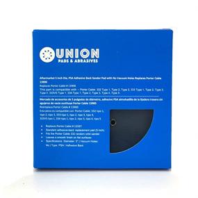 img 1 attached to 🔹 High-Quality 5 Inch PSA Adhesive Back Sander Pad for Porter Cable 332/333/333VS - No Vacuum Holes | Replaceable with 13900, RSP31