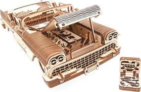 img 1 attached to 🚗 Wooden Puzzle Cabriolet - UGears Mechanical Wonder