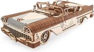 🚗 wooden puzzle cabriolet - ugears mechanical wonder логотип
