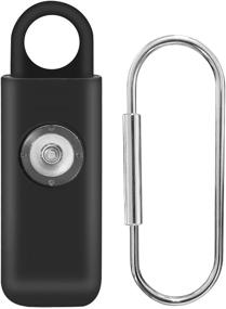 img 4 attached to 🚨 Powerful Self Defense Key Chain Siren – Rechargeable Personal Safety Alarm for Women – 130dB Siren, Strobe SOS LED Light. Perfect for Elders & Kids Emergency Calls (Charcoal)