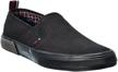 ben sherman bristol slip black men's shoes logo