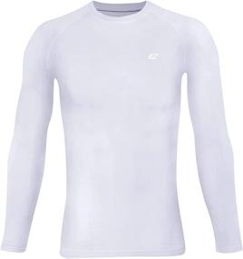 img 4 attached to Boys' Compression Shirt Youth Fleece Thermal Baselayer Long Sleeve Cold Gear Undershirts for Boys - Enhanced SEO