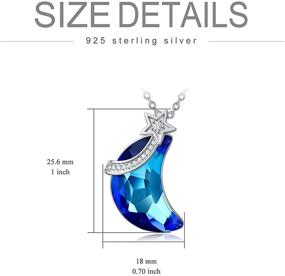 img 2 attached to Sterling Silver Pendant Necklace for Girls - Ideal Birthday Jewelry Gift