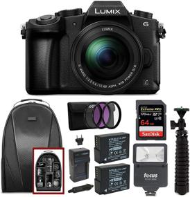 img 4 attached to 📸 Enhanced Panasonic LUMIX G85MK 4K Mirrorless Camera Kit with 12-60mm Lens, Sandisk 170MB/s 64GB, 2 Extra Batteries, Charger, Backpack, Spider Tripod, Filter Kit, and Flash Bundle (7 Premium Accessories)