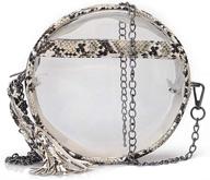 👜 women's adjustable transparent crossbody snakeskin handbags & wallets in shoulder bags logo