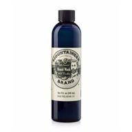 🏔️ mountaineer brand beard wash (8oz) - wv timber scent (cedarwood/fir needle) - premium 100% natural beard shampoo logo