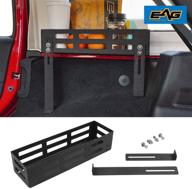 eag basket rack: the perfect luggage storage for wrangler jk/jl - rear side steel interior accessories compatible with 07-21 models. logo