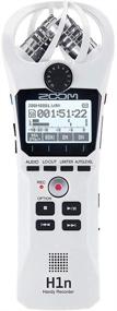 img 3 attached to 🎙️ Upgraded Zoom H1n Portable Digital Recorder with Mic Windscreen, 3.5mm TRS to Dual 1/4 TS Cable, 32GB microSDHC Card, and AAA Batteries (White)