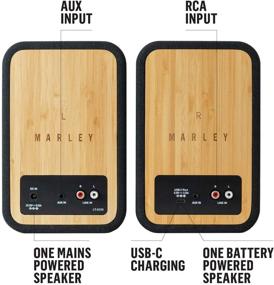 img 3 attached to 🔊 Get Together Duo by House of Marley: High-Powered Bookshelf Speakers with Bluetooth Connectivity and Environmentally-friendly Materials