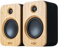 🔊 get together duo by house of marley: high-powered bookshelf speakers with bluetooth connectivity and environmentally-friendly materials logo