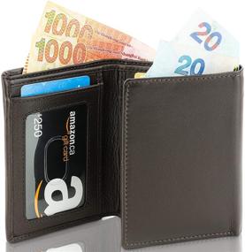 img 1 attached to 👔 Trifold Wallet for Men with Extra Capacity