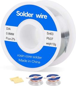 img 4 attached to 🔌 Efficient Electrical Soldering Desoldering Wick (2pcs, 5cm Length)