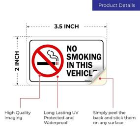 img 3 attached to 🚬 Versatile Smoking Vehicle Stickers for Indoor and Outdoor Use