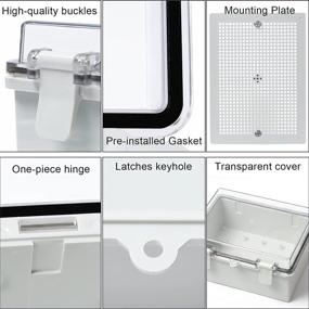 img 1 attached to AIRIC Waterproof Electrical 200X100X70Mm Electronics