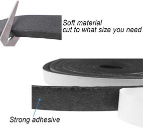 img 2 attached to 🔒 Advanced Insulation Strips: Ultimate Soundproofing, Weatherproofing, and Air Conditioning Solution