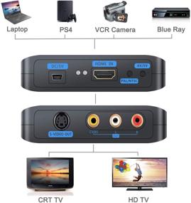 img 3 attached to 🔌 VinTeam HDMI к AV S-Video Конвертер 1080P HDMI к Композитному 3RCA AV CVBS S-Video R/L Аудио Конвертер с поддержкой PAL/NTSC и RCA/S-Video Кабель для ПК, PS3, ТВ, ТВ-Бокса, VHS, Видеомагнитофона, Камеры, DVD - Повышение SEO.