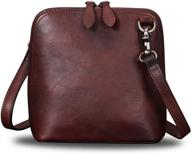 genuine leather crossbody handmade shoulder women's handbags & wallets in satchels logo