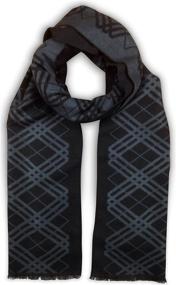 img 4 attached to 🧣 Bleu Luxurious Winter Scarf - A Stylish Accessory for Women and Men