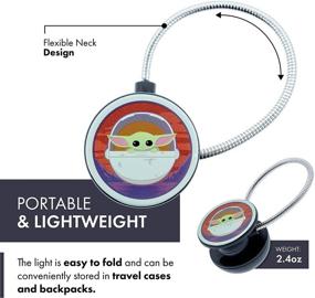 img 2 attached to WITHit Star Wars Clip On Book Light – The Child – A Perfect Reading Companion for Kids - Portable, Lightweight, and Glare-Free LED Bookmark Light with Clip for Books and eBooks - Batteries Included