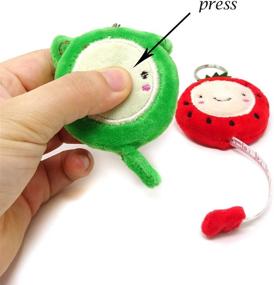 img 2 attached to 📏 Honbay 4PCS 60Inch/150cm Double Sided Tape Measure: Cute Plush & Retractable for Accurate Measurements