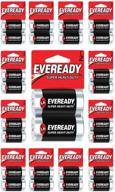 🔋 карманные батарейки eveready super heavy duty carbon zinc c2 и aaa - набор 24 шт. логотип