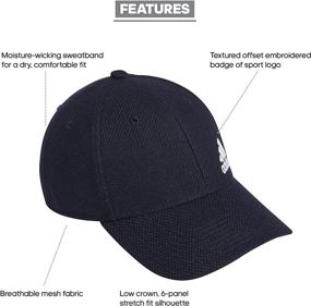 img 3 attached to 🧢 adidas Men's Release II Stretch Fit Structured Cap: Flexibility and Style Combined