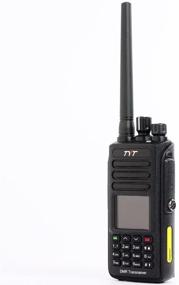 img 2 attached to 📻 TYT MD-UV390 Dual Band GPS Handheld Portable Radio, DMR Digital Transceiver 144-148MHz 420-450MHz Waterproof (IP67), Free Cable Included