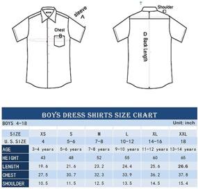 img 2 attached to 👕 Spring and Gege Boys' Short Sleeve Plaid Poplin Button-Down Shirt for Enhanced SEO