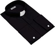hfm clergy including collar sleeves men's clothing and shirts logo