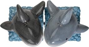 img 2 attached to Керамические шейкеры Pacific Giftware Sharks