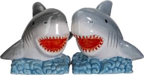 img 4 attached to Керамические шейкеры Pacific Giftware Sharks