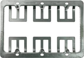img 4 attached to Convenient 3 Gang Low Voltage Mounting Bracket - 5 Pack (MCM-WPB3X5)