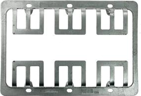 img 3 attached to Convenient 3 Gang Low Voltage Mounting Bracket - 5 Pack (MCM-WPB3X5)
