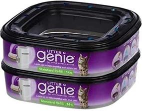 img 1 attached to 🗑️ Litter Genie Refill Pack (2 Count)