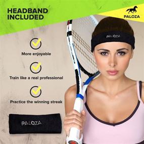 img 3 attached to 🎾 PALOZA Professional Tennis Trainer: Enhance Your Solo Practice with Rebound Ball and Portable Equipment