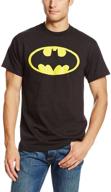 dc comics batman basic t shirt - essential men's clothing for superhero fans! logo