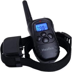 img 4 attached to 🐕 KOMIA Heaflex Dog Training Collar - Rechargeable, Rainproof, 330 yd Wireless Remote Shock Collar with Beep, Vibra, and Shock - Ultimate Electronic Collar for Effective Dog Training