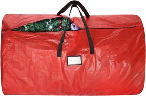 img 1 attached to 🎄 Elf Stor Deluxe Red Holiday Christmas Storage Bag - Large Size, Ideal for 9 Foot Trees - Model 83-DT5011 1012