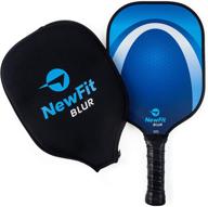 🏓 newfit blur pickleball paddle: usapa approved premium racket with graphite face & honeycomb polymer core логотип