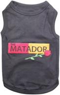 parisian pet matador t shirt x large logo