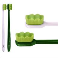 🦷 ultra-soft aloe infused toothbrushes for sensitive gums and teeth – 2 pack logo