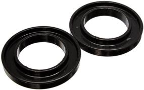 img 1 attached to 🌟 Enhance Performance with Energy Suspension 9.6107G Coil Spring Isolator Set in Black