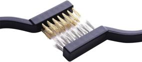 img 1 attached to 🔧 eBoot Mini Wire Brush Set - Ideal for Efficient Welding Slag and Rust Cleaning. Pack of 6 Brushes - Resilient Stainless Steel and Brass Construction for Enhanced Durability.