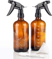 🧴 essential amber glass spray bottle logo