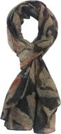 🧣 women's large cotton scarf - long viscose shawl scarf for fall... logo