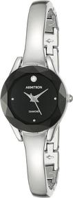 img 3 attached to 💎 Armitron Women's Bangle Watch with Genuine Diamond Dial, Model 75/5327