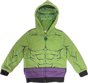 img 4 attached to 👹 The Incredible Hulk Boys Sherpa Fleece Hoodie - Unleash the Power!