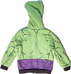 img 1 attached to 👹 The Incredible Hulk Boys Sherpa Fleece Hoodie - Unleash the Power!