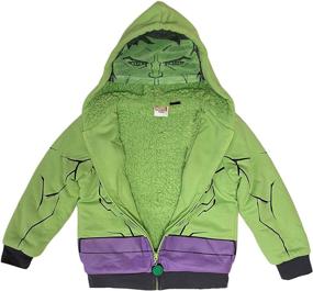 img 3 attached to 👹 The Incredible Hulk Boys Sherpa Fleece Hoodie - Unleash the Power!